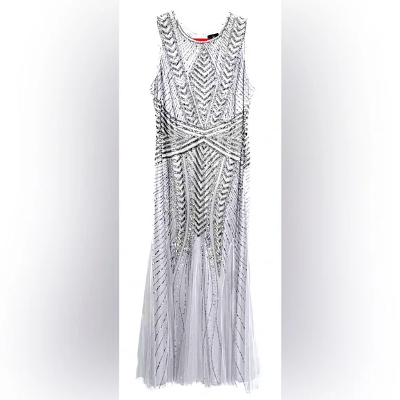 fannie schiavoni metal scale dress Modern FANNIE SCHIAVONI Red Metal Mesh Mini Dress